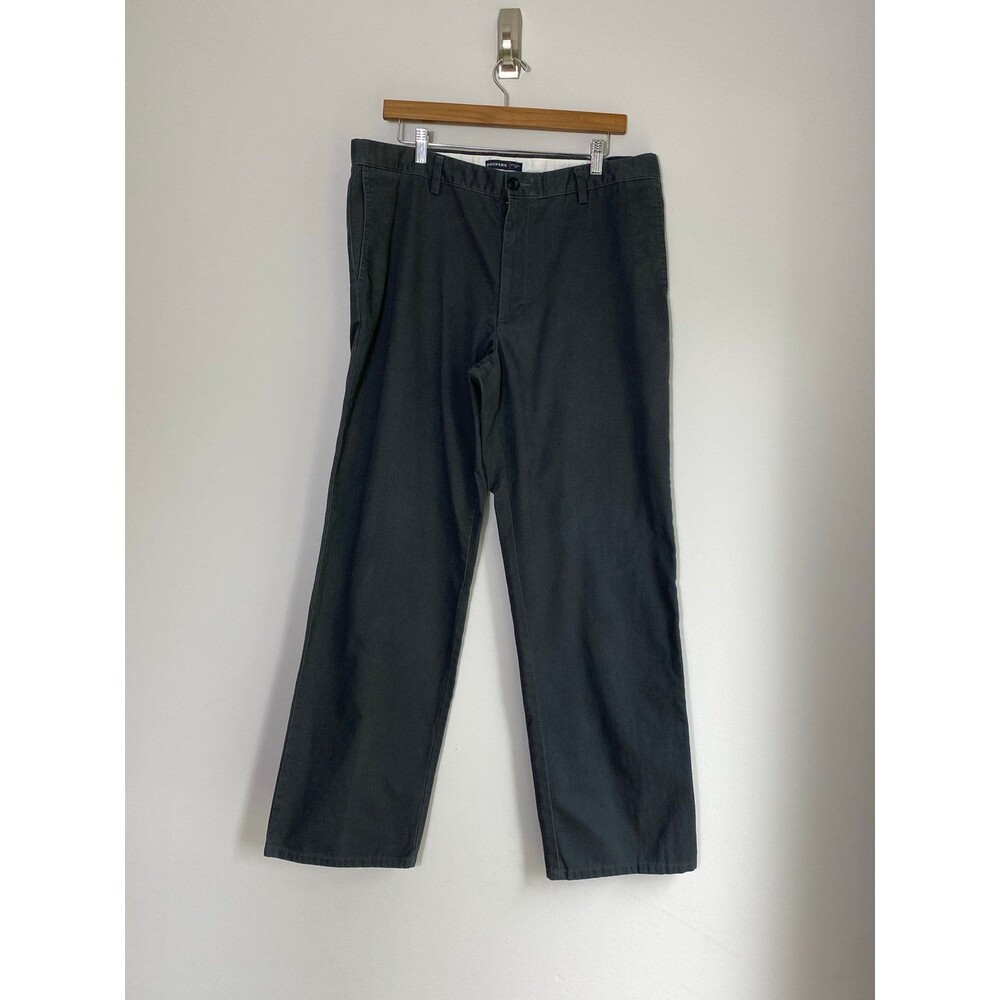 Dockers Men’s Straight Fit Pants 36x32 Dark Gray
